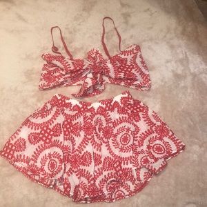 Pretty Little Thing Embroider Short Set